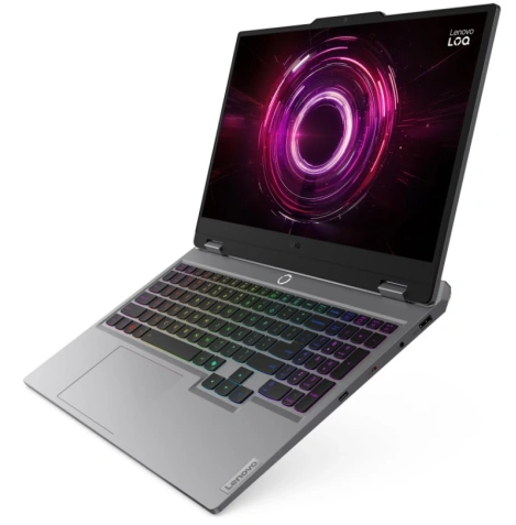 Ноутбук Lenovo LOQ 15AHP10 (83JG003EPB) (15.6 &amp;quot;, Ryzen 7 250 3.3 ГГц, 8 ядер, 16 Гб DDR5, 512 Гб SSD, GeForce RTX 5050, Windows 11 Home), Серый в Кургане