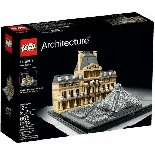 Конструктор LEGO Architecture 21024 Лувр в Кургане