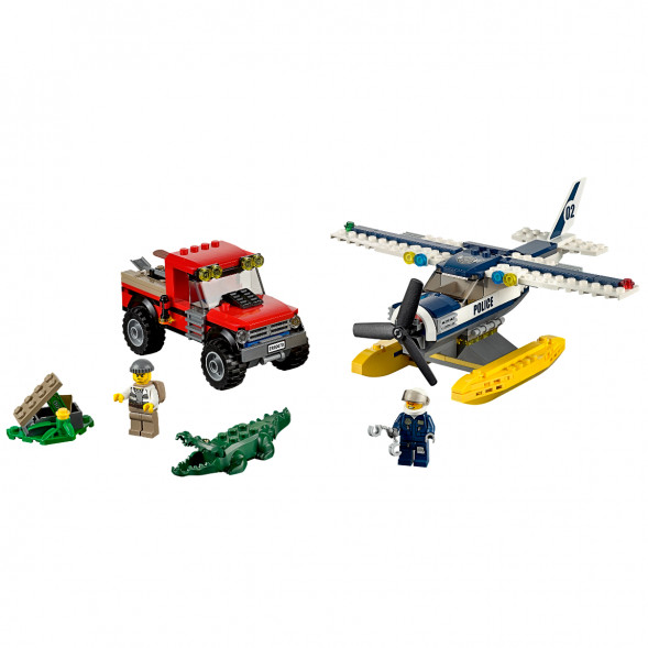 Конструктор LEGO City 60070 Погоня на полицейском гидроплане в Кургане
