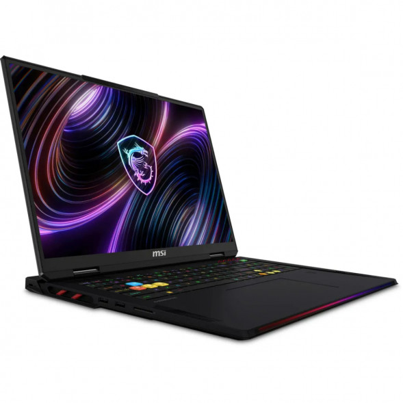 Ноутбук MSI Raider 18 Max HX A2WJ-1050RU (18&amp;quot;, IPS, Intel Core Ultra 9 290HX Plus 2.7ГГц, 24 ядра, 64ГБ DDR5, 2ТБ SSD, NVIDIA GeForce RTX 5090 - 24 ГБ, TGP 175Вт, Windows 11 Home), черный в Кургане