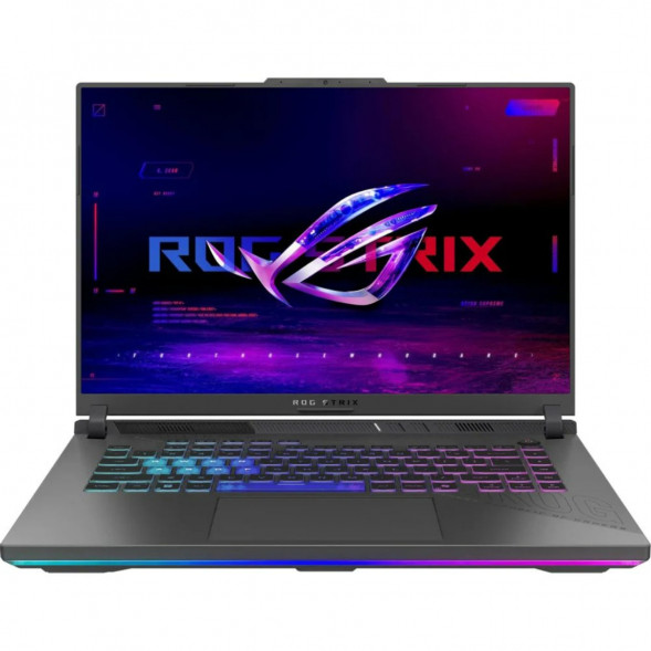 Ноутбук ASUS ROG Strix G16 G614PR-RV090 (16&amp;quot;, IPS, AMD Ryzen 9 8940HX 2.4ГГц, 16 ядер, 32ГБ DDR5, 1ТБ SSD, 	 NVIDIA GeForce RTX 5070 Ti - 12 ГБ, TGP 140Вт, без ОС), серый в Кургане