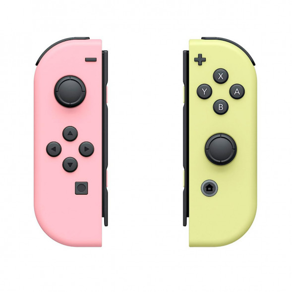 Геймпад Nintendo Switch Joy-Con controllers Duo, пастельный розовый / пастельный жёлтый в Кургане