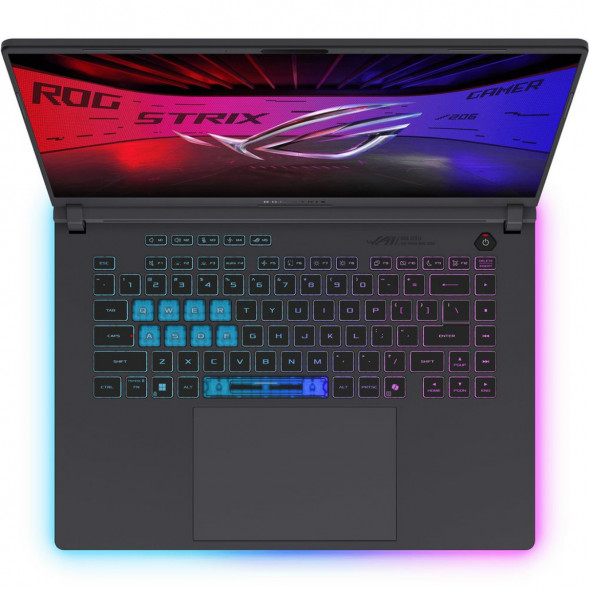 Ноутбук игровой ASUS ROG Strix G16 G615JMR-TS415 (16&amp;quot;, IPS, Intel Core i7-14650HX 2.2ГГц, 16-ядерный, 16ГБ DDR5, 512 ГБ SSD, NVIDIA GeForce RTX 5060 - 8 ГБ, без ОС), серый в Кургане