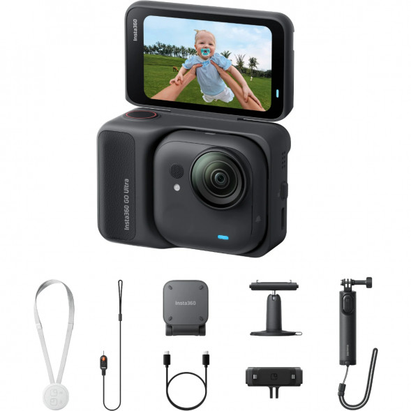 Экшн-камера Insta360 GO Ultra Creator Bundle, Black в Кургане