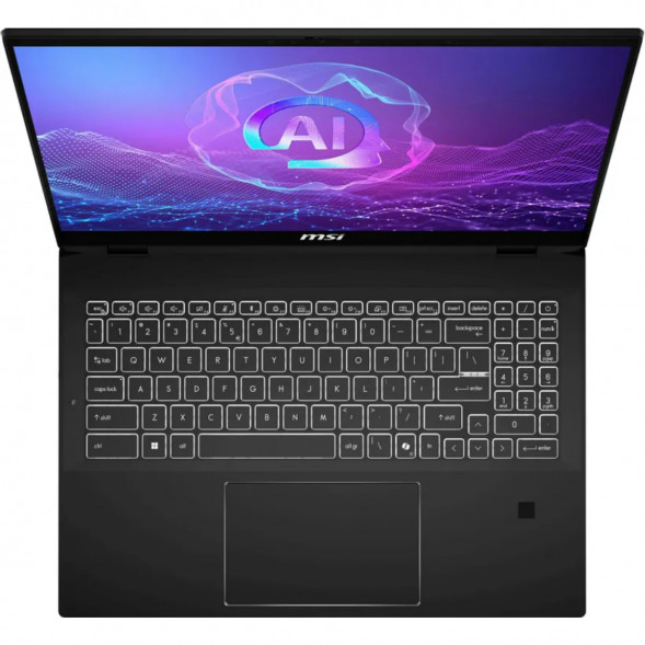 Ноутбук трансформер MSI Summit 16 AI Evo A2HMTG-057RU (16&amp;quot;, IPS, Intel Core Ultra 7 255H 2ГГц, 16 ядер, 16ГБ LPDDR5, 1ТБ SSD, Intel Arc 140T, Windows 11 Home), черный в Кургане